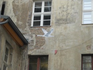 Foto: Ruscher, Innenhof zum Anne-Frank-Haus, Berlin