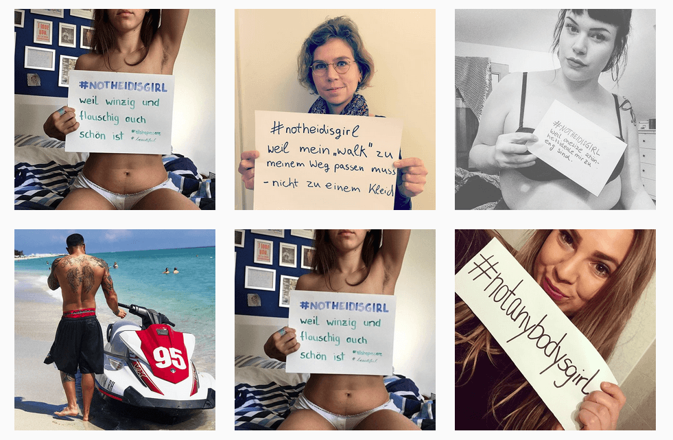 Instagram-Posts mit dem Hashtag #NotHeidisGirls