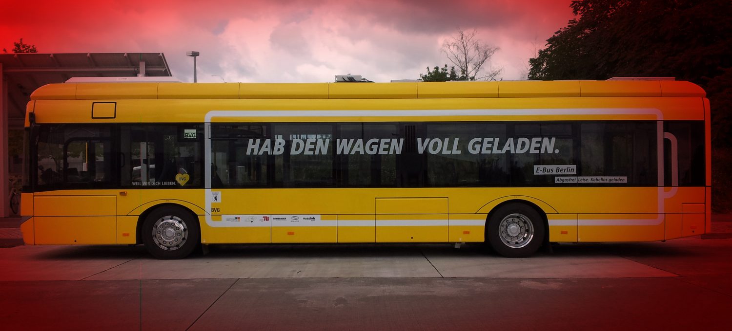 Ein Bus der BVG